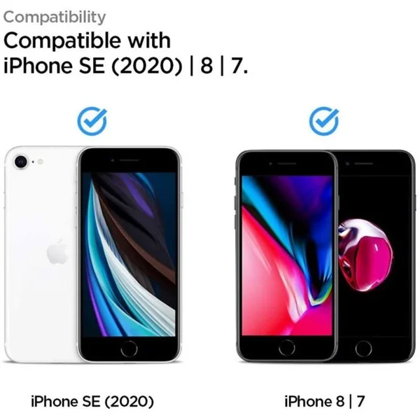 Spigen 3D tvrzené sklo Align FC Apple iPhone SE/8/7 černé - Ochranné folie a skla - Obrázek 18CP300301