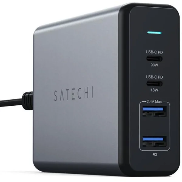 Satechi 108W USB-C PD cestovní nabíječka vesmírně šedá - Nabíječky - Obrázek 18CY100301