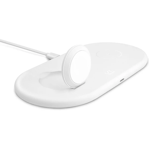 iWant bezdrátová nabíječka pro Apple Watch + iPhone bílá - Nabíječky - Obrázek 18HP200301