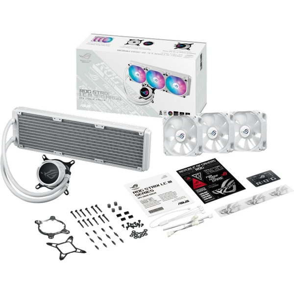 ASUS ROG STRIX LC III 360 ARGB bílý - Chladiče - Obrázek 18Y5000L01