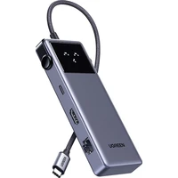 UGREEN Uno 7v1 USB-C Hub (120W) šedý - USB huby