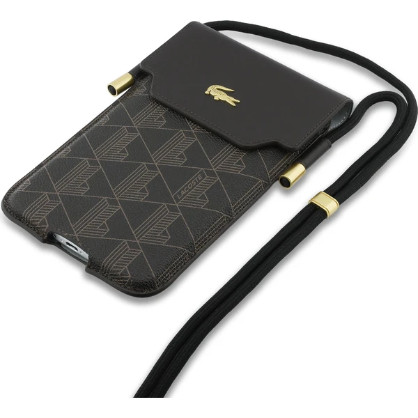 Lacoste PVC Blend Monogram Metal Logo kapsa na telefon XL hnědá - Pouzdra - Obrázek 18cecf2d666e44978ea7a437e803188b