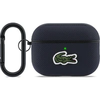 Lacoste Petit Pique Croc Logo Patch Pouzdro pro AirPods Pro 3 modré - Pouzdra