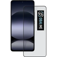 OBAL:ME 5D tvrzené sklo Xiaomi Redmi Note 14 4G/5G/14S/Poco M7 Pro 5G černé - Ochranné folie a skla