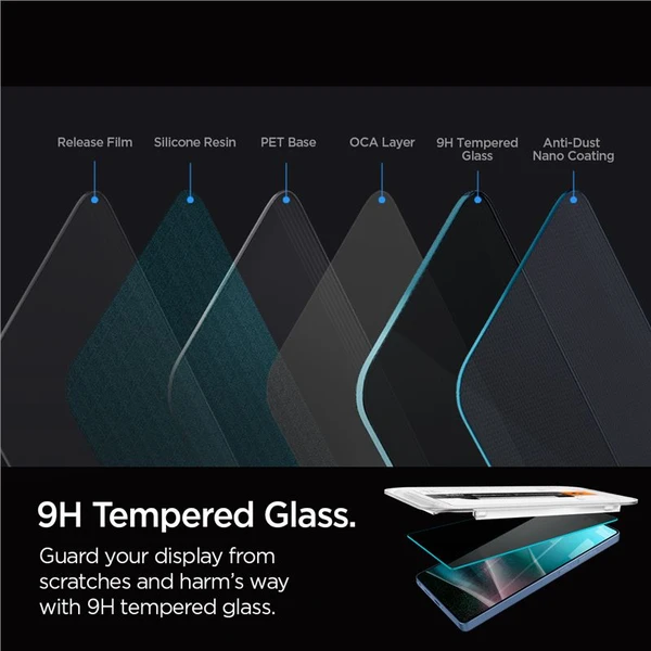 Spigen Glass tR EZ Fit HD (Privacy) tvrzené sklo Samsung Galaxy S25 Ultra (2 ks) - Ochranné folie a skla - Obrázek 1919bae92c964a2a9b37a9fe8030e5ad