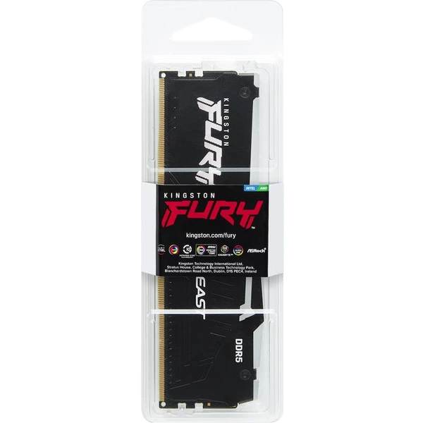 Kingston FURY Beast Black RGB DDR5 8GB 6000MT/s CL36 DIMM (1x8GB) EXPO/XMP - Operační paměti - Obrázek 192L300401