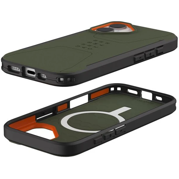 UAG Civilian Magsafe kryt iPhone 17 zelený/oranžový - Pouzdra - Obrázek 192f662d118348dabdad8ac320fa647f