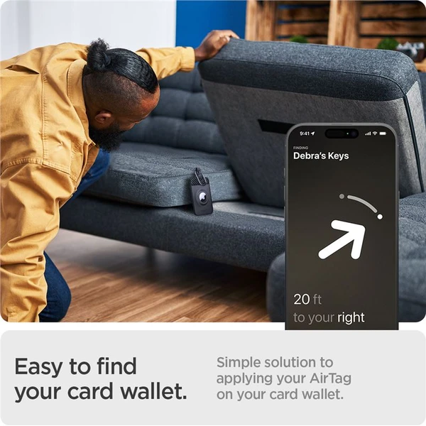 Spigen Tesla Card Holder Air Fit pouzdro pro Tesla Key Card/Air Tag (2 ks) - Pouzdra - Obrázek 1948da2decd0446199507d62d5818c1e