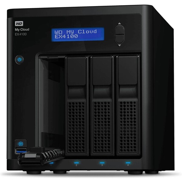 WD My CLOUD EX 4100, 16 TB (4x4TB) 3,5", RJ45, NAS