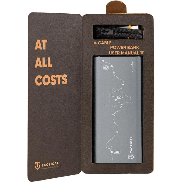 Tactical Squad Company powerbanka (2xUSB-C) 30W 10000mAh šedá - Powerbanky - Obrázek 19556dd9c9d449b0af7000701287e251