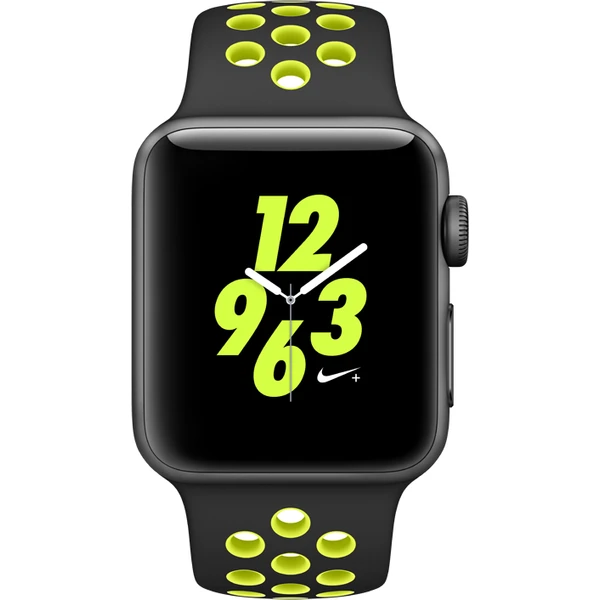 Apple Watch Nike+ 38mm vesmírně šedý hliník s černým/Volt Nike sportovním řemínkem (2016) - Chytré hodinky - Obrázek 197H000101