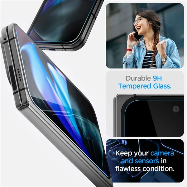 Spigen Glass tR EZ Fit 2 Pack tvrzené sklo Google Pixel 9 Pro Fold čiré - Ochranné folie a skla - Obrázek 197b054f5bd94e758a9d28b56ab4b034