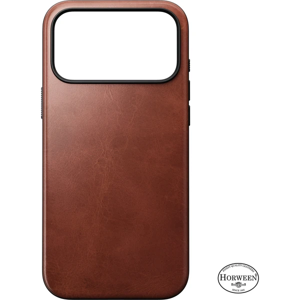 Nomad Modern Leather (Horween) MagSafe kožený kryt iPhone 18 Pro Max Olde Dublin - Pouzdra - Obrázek 197fe5ec471b4eebb5b97dc23610d156