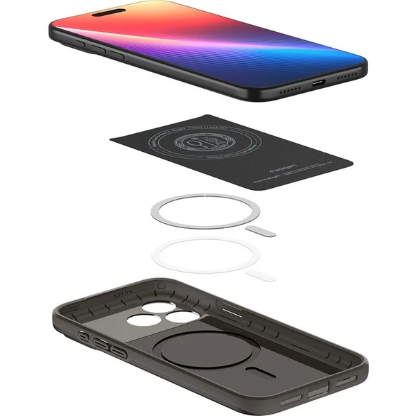 Spigen Thin Fit MagSafe kryt iPhone 17 Pro gunmetal - Pouzdra - Obrázek 198463f839424802bbd9ba8e5d384202