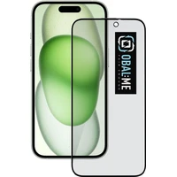 OBAL:ME Privacy 5D tvrzené sklo Apple iPhone 15 černé - Ochranné folie a skla