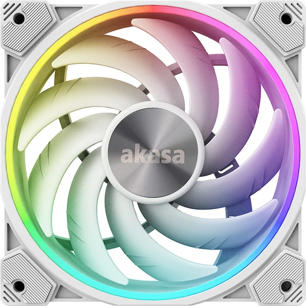 Akasa SOHO AR 120mm ARGB bílý - Ventilátory pro PC - Obrázek 19BJ000K01