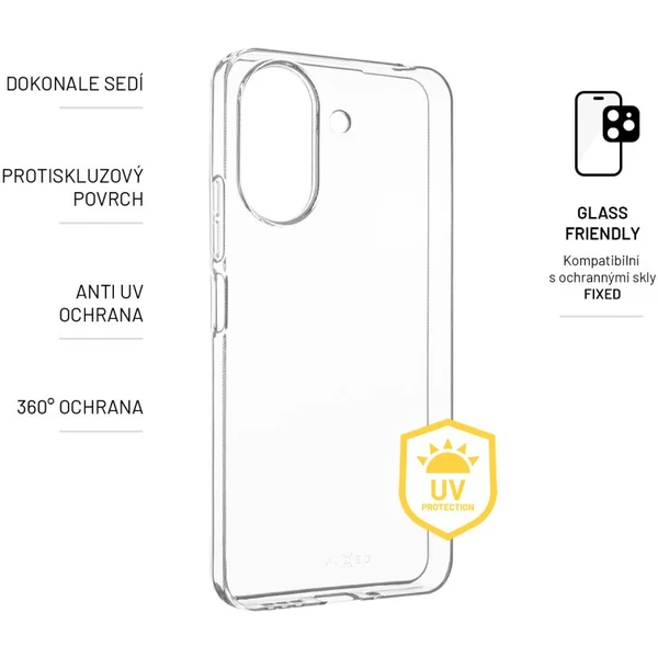 FIXED Slim AntiUV TPU kryt Xiaomi Redmi 13C/POCO C65 čirý - Pouzdra - Obrázek 19M0000J01