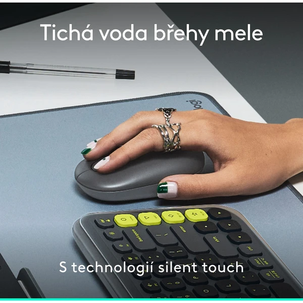 Logitech POP myš grafitová - Myši - Obrázek 19U8000O01