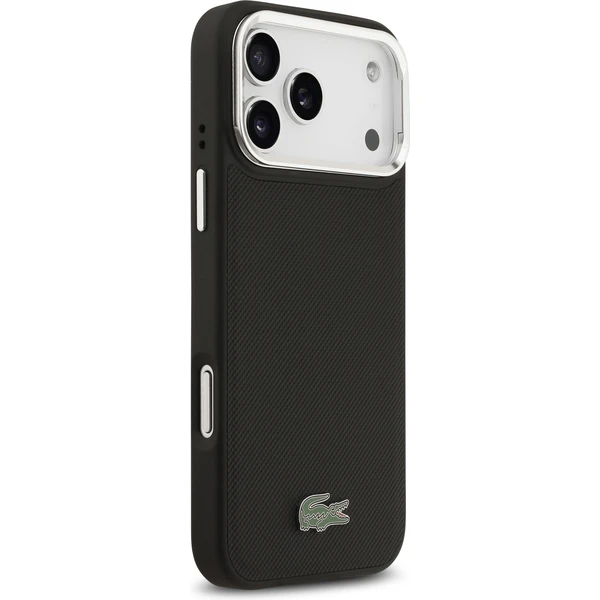 Lacoste Iconic Petit Pique Camera Stand MagSafe kryt iPhone 17 Pro Max černý - Pouzdra - Obrázek 19d100d7b6644e41aa6ff62c66a023e0