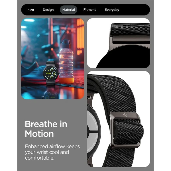 Spigen Lite Fit X Band řemínek Google Pixel Watch 4/3/2/1 (41mm) černý - Řemínky - Obrázek 19dd48211b4f496b93cf960549169f28