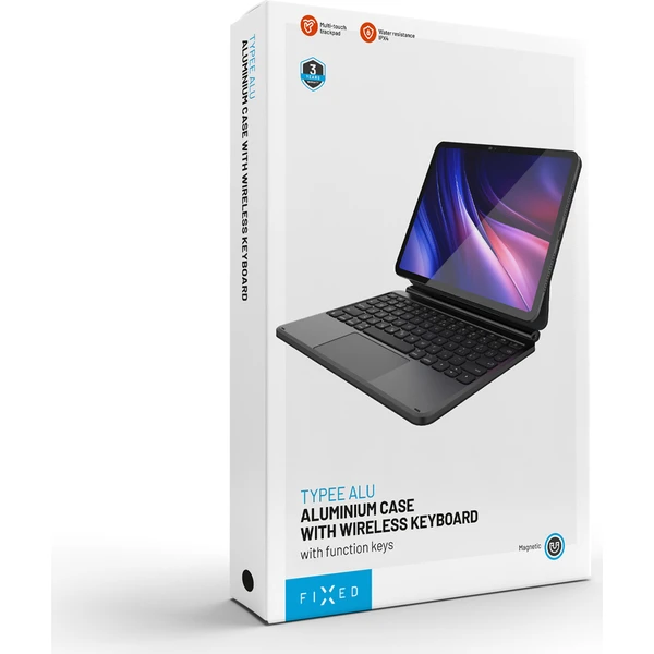 FIXED Typee Alu pouzdro s bezdrátovou klávesnicí iPad 10,9" (2022)/iPad 11" (2025), CZ, černé - Pouzdra s klávesnicí - Obrázek 19f515b8d953465f9bbfcf3104de49c9