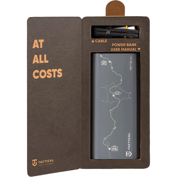 Tactical Squad Battalion powerbanka (1xUSB-A, 2xUSB-C) 65W 20000mAh šedá - Powerbanky - Obrázek 19f5ef533bbe4660a73f810c6637793e