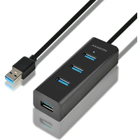AXAGON HUE-S2BL 4-Port USB 3.0 Charging hub - USB huby