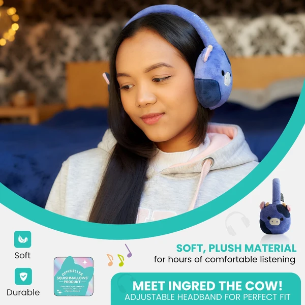 Lazerbuilt bezdrátová sluchátka Squishmallows - Ingred (plyšová) - Sluchátka - Obrázek 1ABG000K01