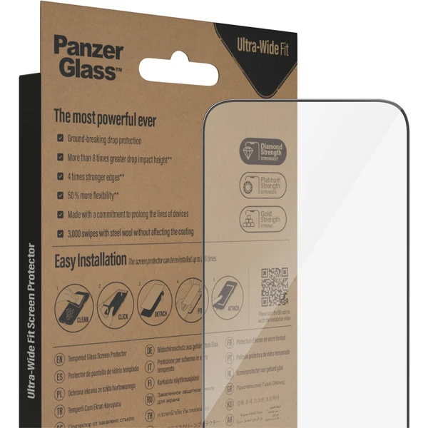 PanzerGlass™ Ultra-Wide Fit iPhone 14 Pro Max s instalačním rámečkem - Ochranné folie a skla - Obrázek 1AKG100501