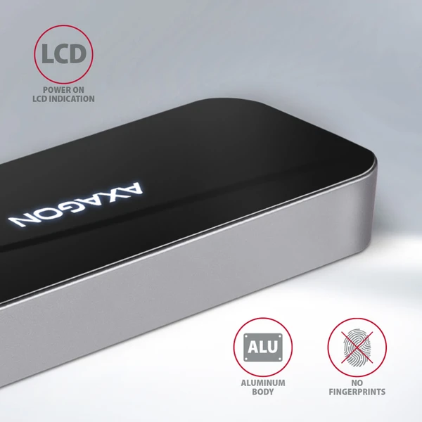 AXAGON USB hub 3x USB-A, HDMI, RJ-45 kabel USB-C - Dokovací stanice - Obrázek 1B13G00101