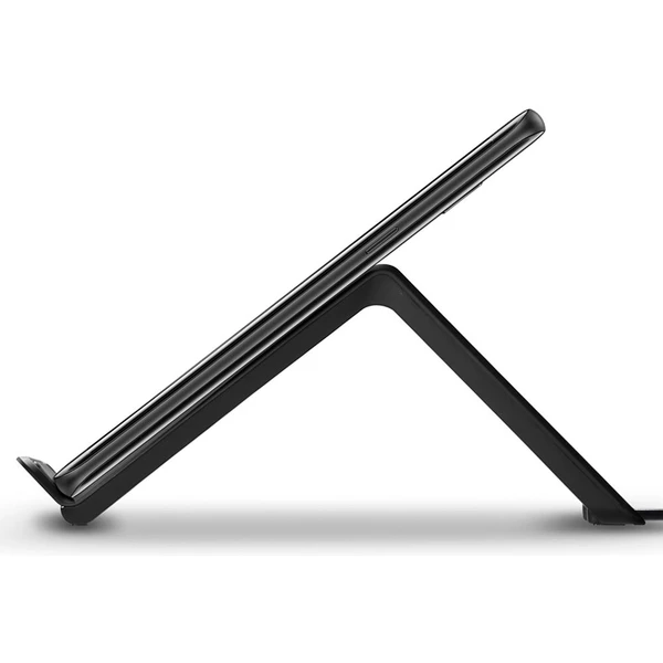 Spigen Essential F303W bezdrátová nabíječka s rychlonabíjením černá - Nabíječky - Obrázek 1B6M000101