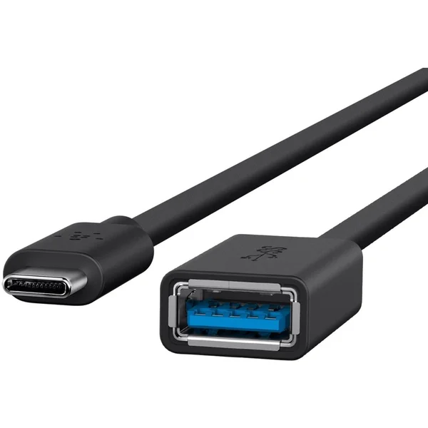 Belkin USB-C/USB-A redukce 0,15m černá - Kabely a redukce - Obrázek 1BHE000101