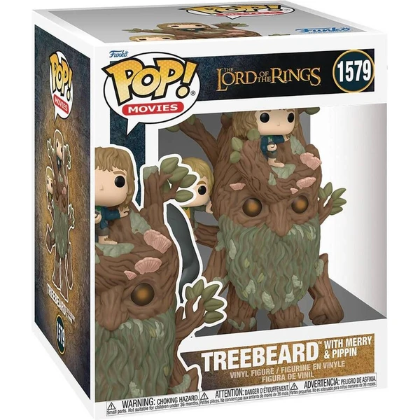 Funko POP! #1579 Movies: The Lord of the Rings - Treebeard w/Mary & Pip (Super Sized) 15 cm - Funko POP! - Obrázek 1BNB000P01