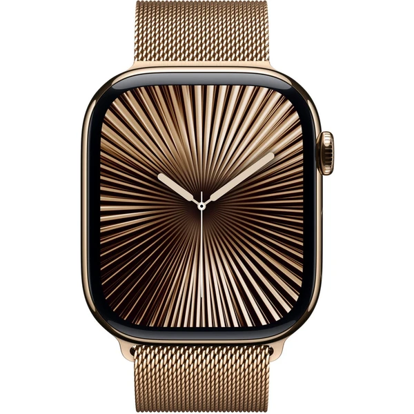 Apple Watch 49/46/45/44mm zlatý milánský tah S/M - Řemínky - Obrázek 1C99000N01