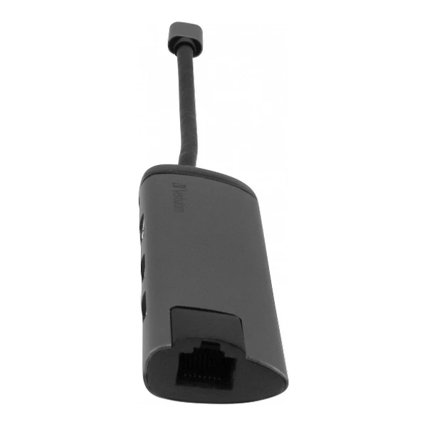Verbatim USB-C Multiport HUB, 2x USB 3.0, 1x USB-C, HDMI, LAN dokovací stanice šedá - Dokovací stanice - Obrázek 1COR000301