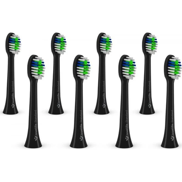TrueLife SonicBrush Compact Heads Black Standard 8 Pack - Zubní kartáčky - Obrázek 1CTG300401