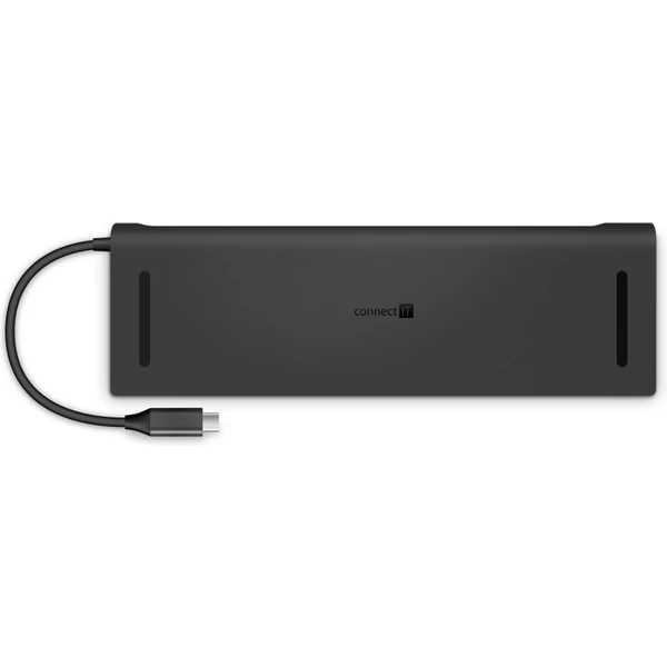 CONNECT IT USB-C dokovací stanice, 11v1 (2xHDMI), externí antracitová - Dokovací stanice - Obrázek 1DN0000P01