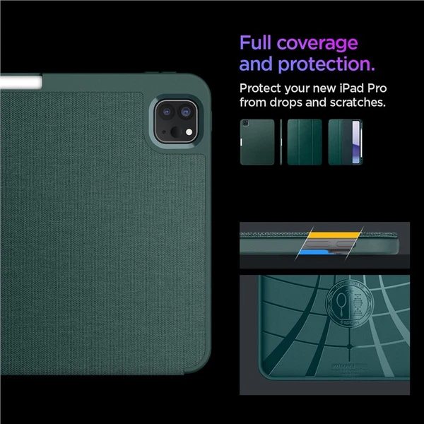 Spigen Urban Fit pouzdro iPad Pro 11" (2025) půlnočně zelené - Pouzdra - Obrázek 1EE5000O01