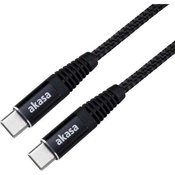 Akasa USB-C/USB-C napájecí kabel 100W 1m černý - Kabely a redukce - Obrázek 1EHK000K01