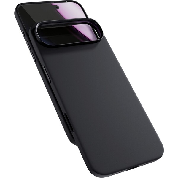 Epico Silicone Pro Mag+ kryt pro iPhone 17 Air Qi2 & Magsafe kompatibilní černý Černá