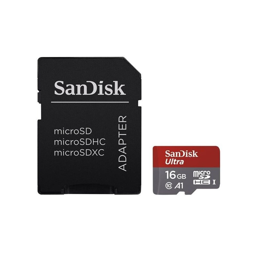 SanDisk microSDHC 16 GB UltraAndroid paměťová karta UHS-I class 10 + adapter SD