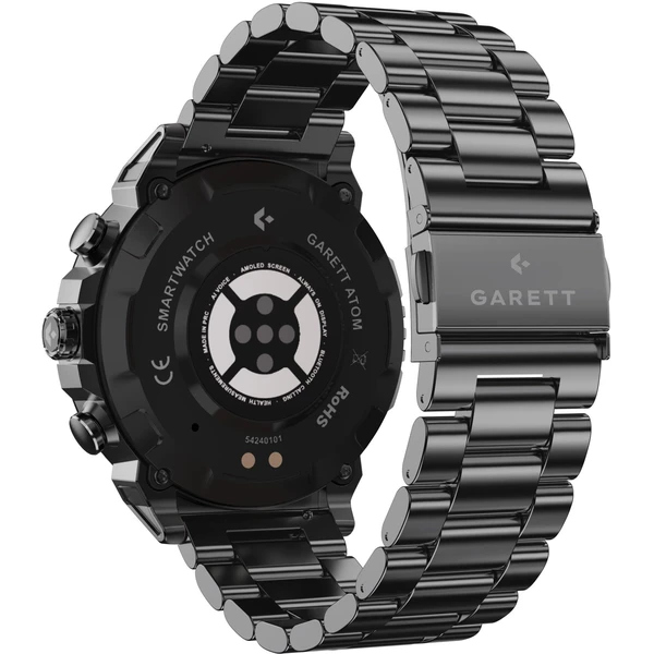 Garett Atom chytré hodinky černá ocel - Chytré hodinky - Obrázek 1FAC000L01