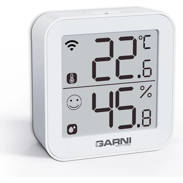 GARNI 158THT chytrý vnitřní teploměr s vlhkoměrem bílý - Meteostanice - Obrázek 1FJG000K01