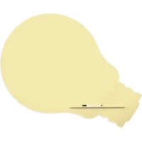 Rocada Skin Shape Idea 6461-1015 magnetická tabule slonová kost RAL 1015 - Magnetické tabule