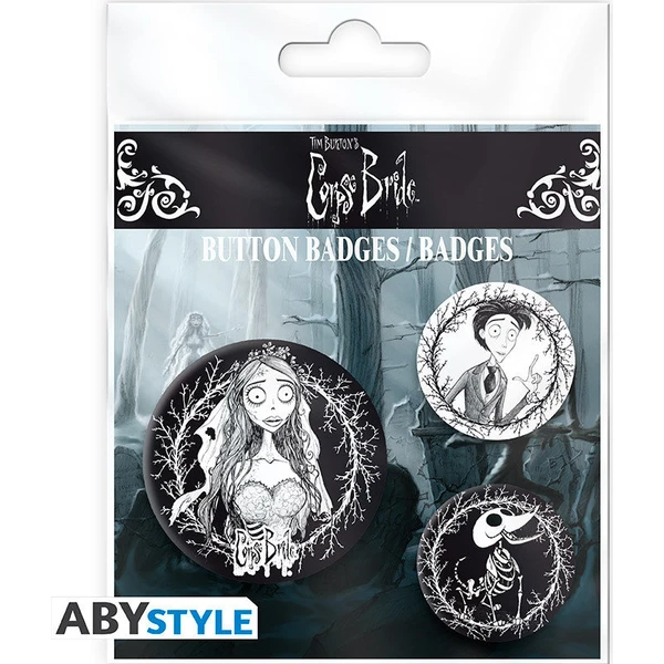 Odznáčky Abysse Corp Corpse Bride - Trio - Odznáčky a placky - Obrázek 1FQO000K01