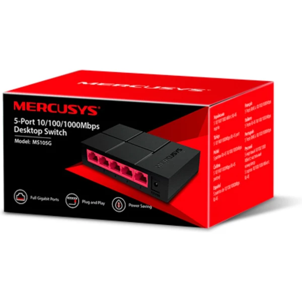 Mercusys MS105G switch - Switche - Obrázek 1FR7300401