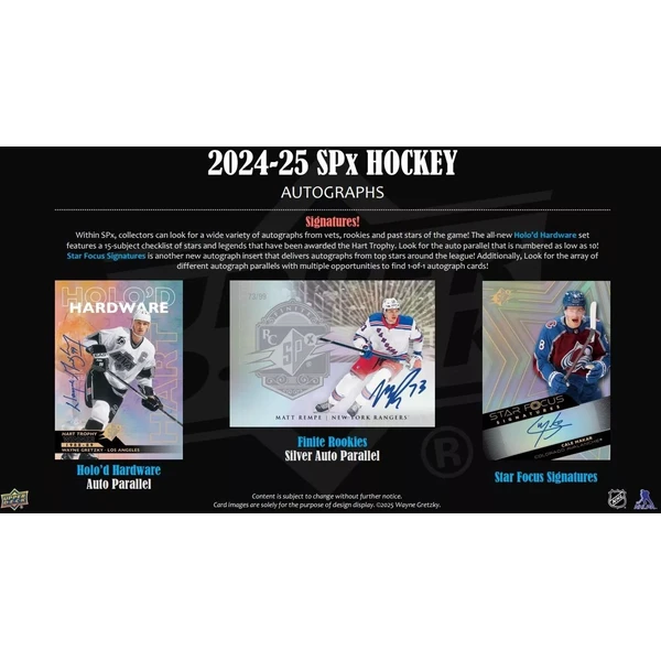 Hokejové karty Upper Deck 2024/25 SPx Hockey Hobby Box - Hokejové karty - Obrázek 1FSF000N01