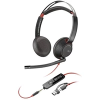 Poly Blackwire 5220 Stereo sluchátka černá  - Sluchátka