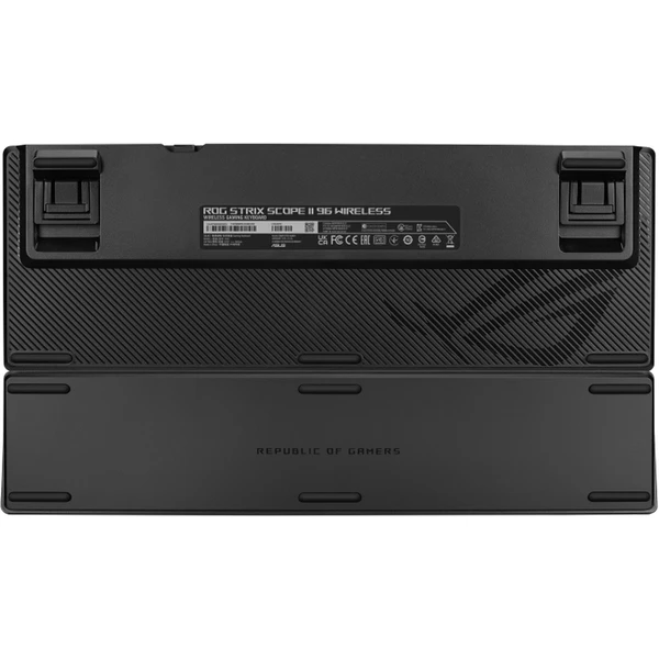 ASUS ROG Strix Scope II 96 bezdrátová herní klávesnice (US) (RX SNOW) černá - Klávesnice - Obrázek 1G77000701
