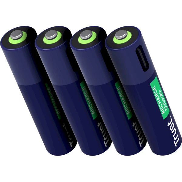 Trust USB-C dobíjecí baterie AAA - 4ks - Baterie - Obrázek 1GAL000K01